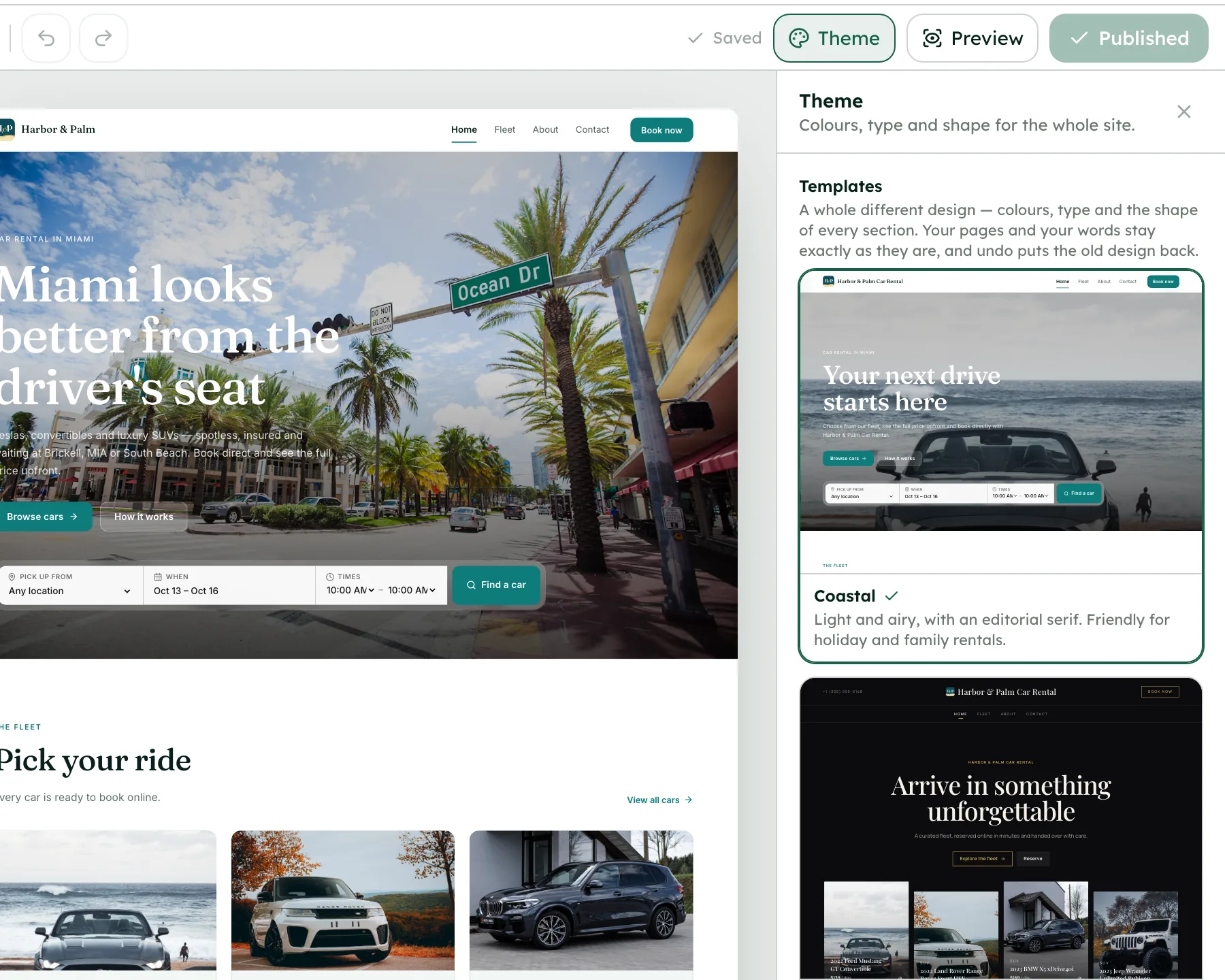 A new design in one click