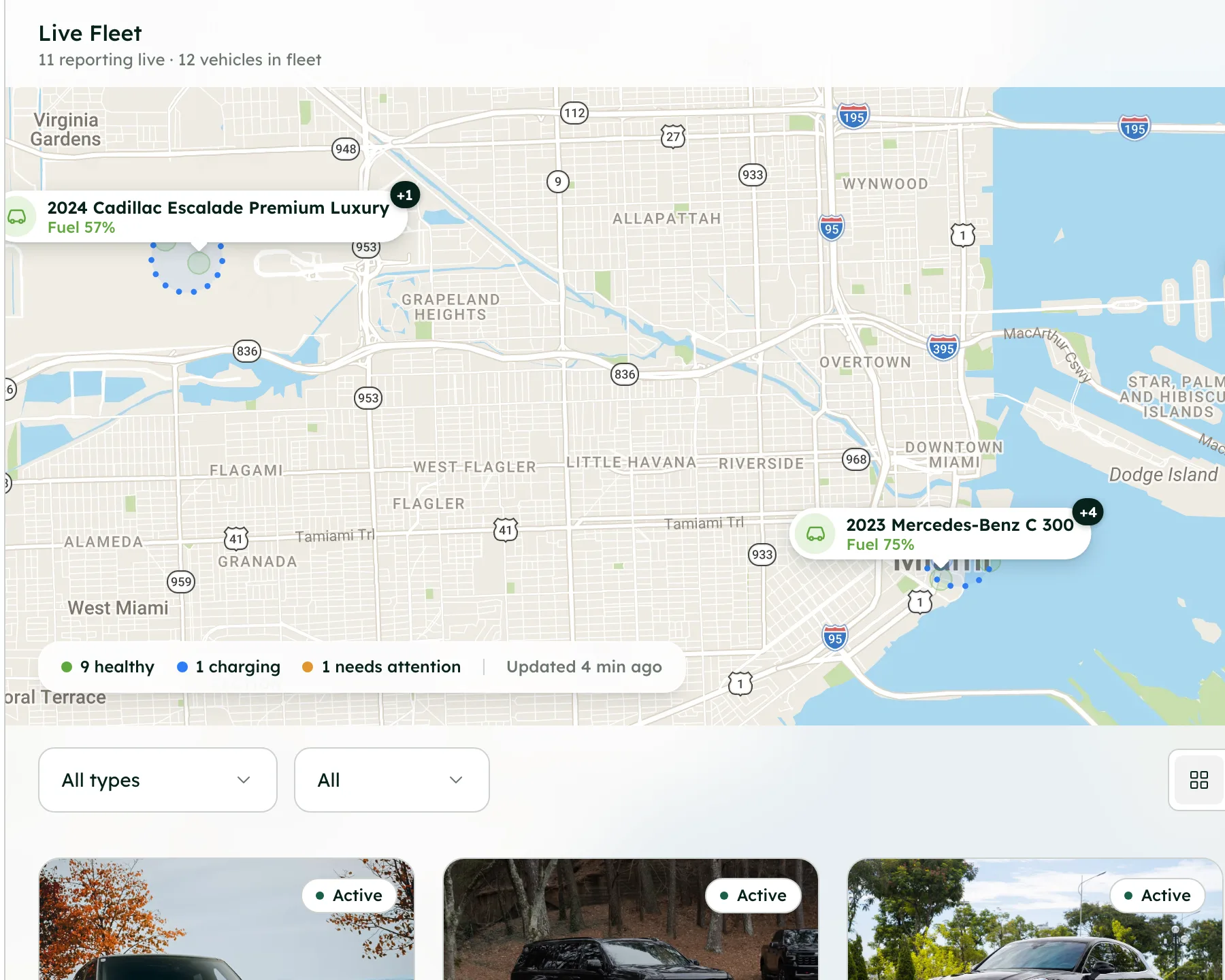 Every car on one map